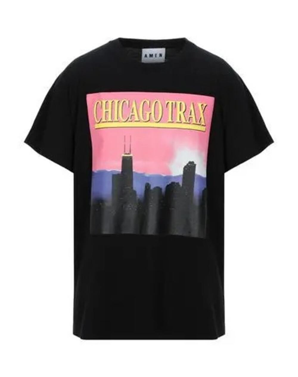 AMEN Chicago Trax Tee in Black Size Medium New with Tag MSRP $242